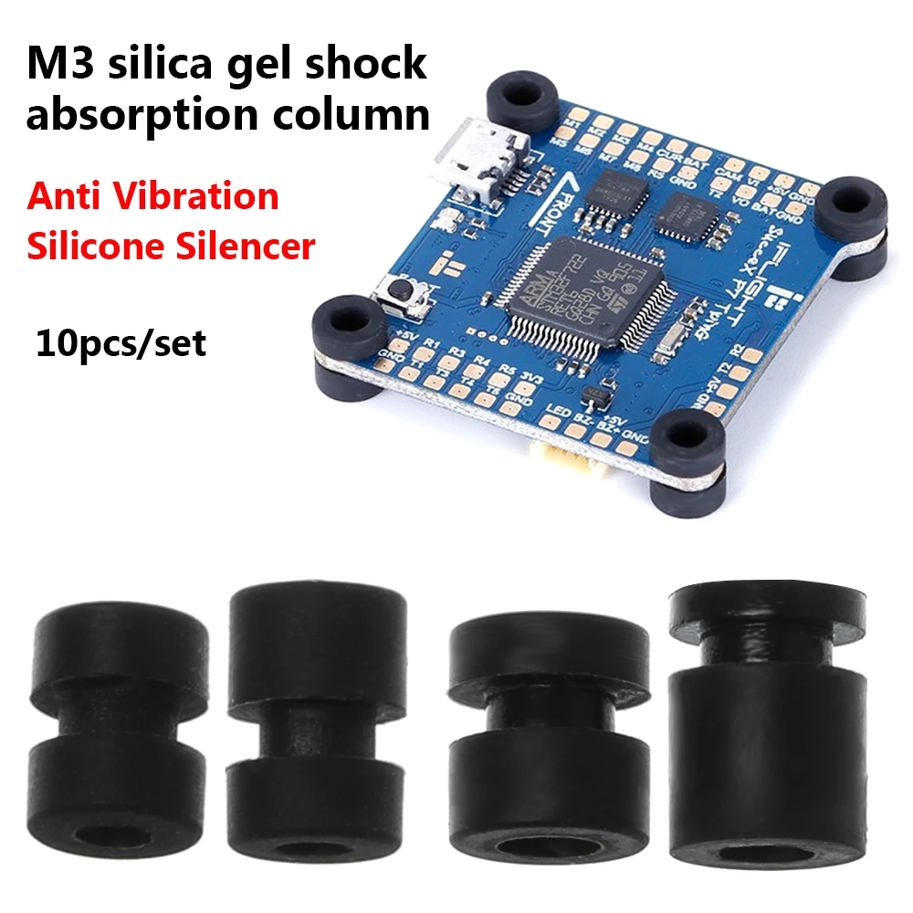 10PCS M2 M3 Gummi Stoßdämpfer  – Brushless Motor Thrust Test Stand Bewertung und Preis