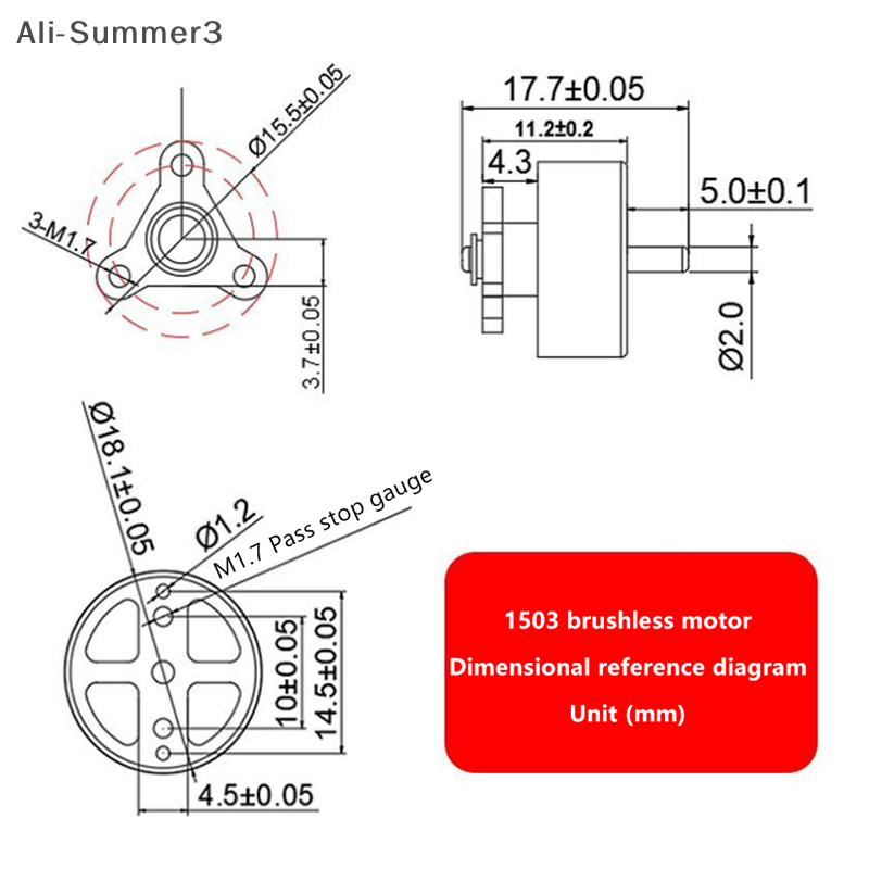 1503 3,7 V 7,4 V 10A 2750KV Wi – Brushless Motor Thrust Test Stand Bewertung und Preis